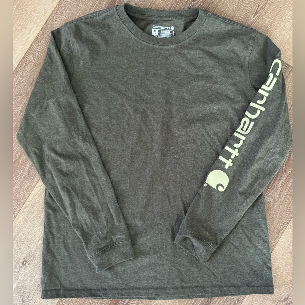 Carhartt women’s Olive Long Sleeve Shirt